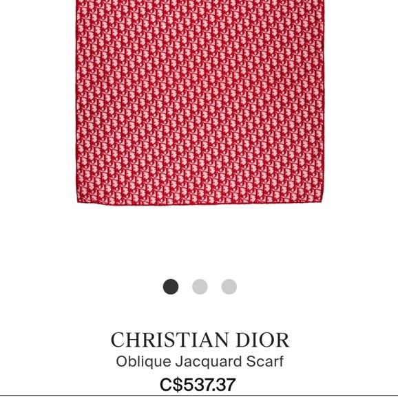 Authentic Vintage Dior Scarf - Picture 8 of 11